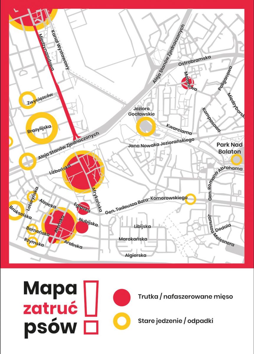 mapa zagrozen