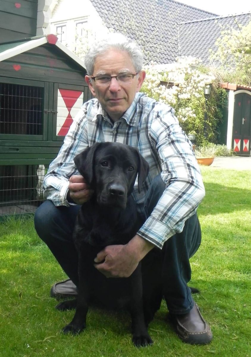 Gery Yanover met hond Luna