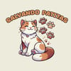 Logo de la asociación Salvando patitas felinas