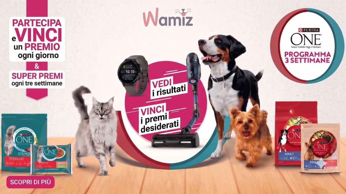 Trasforma l'amore per il tuo pet in benessere tecnologico per tutta la famiglia con Purina One!