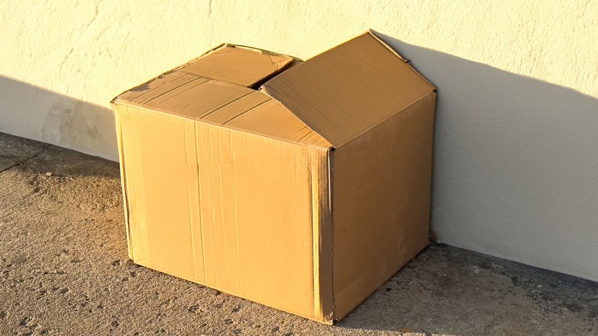 Trovano una scatola davanti a una porta: aprendola, scoprono una vita in pericolo