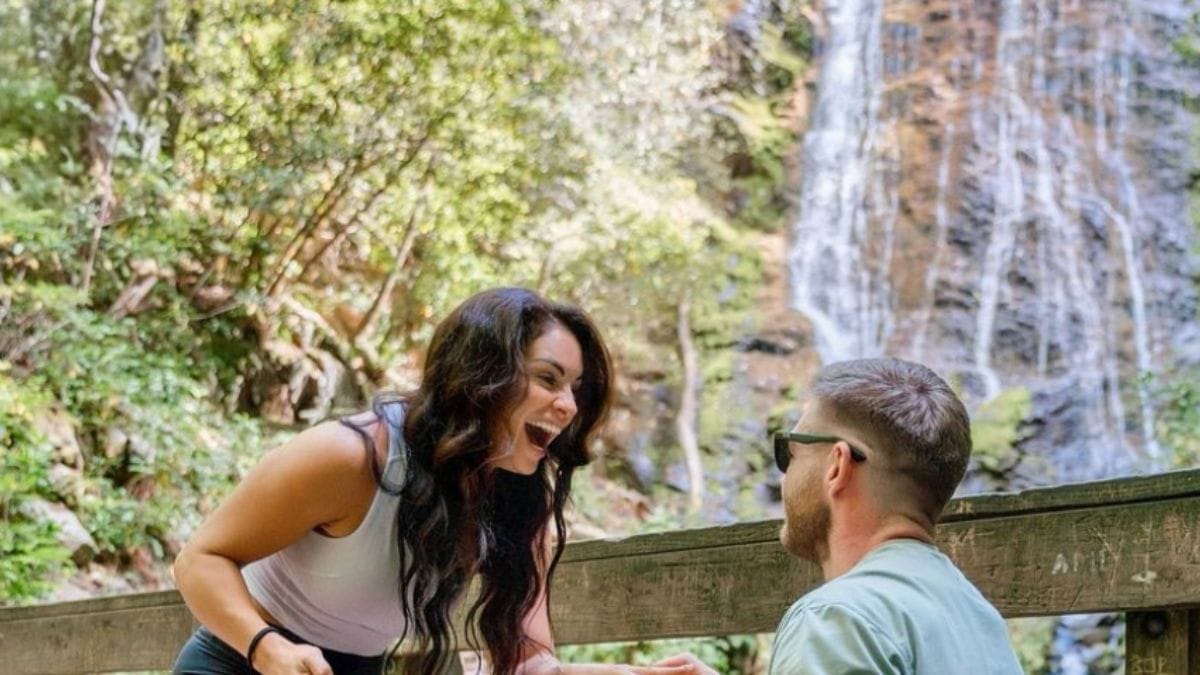 Pensa di fare la proposta di matrimonio durante un'escursione: un piccolo intruso stravolge la loro vita