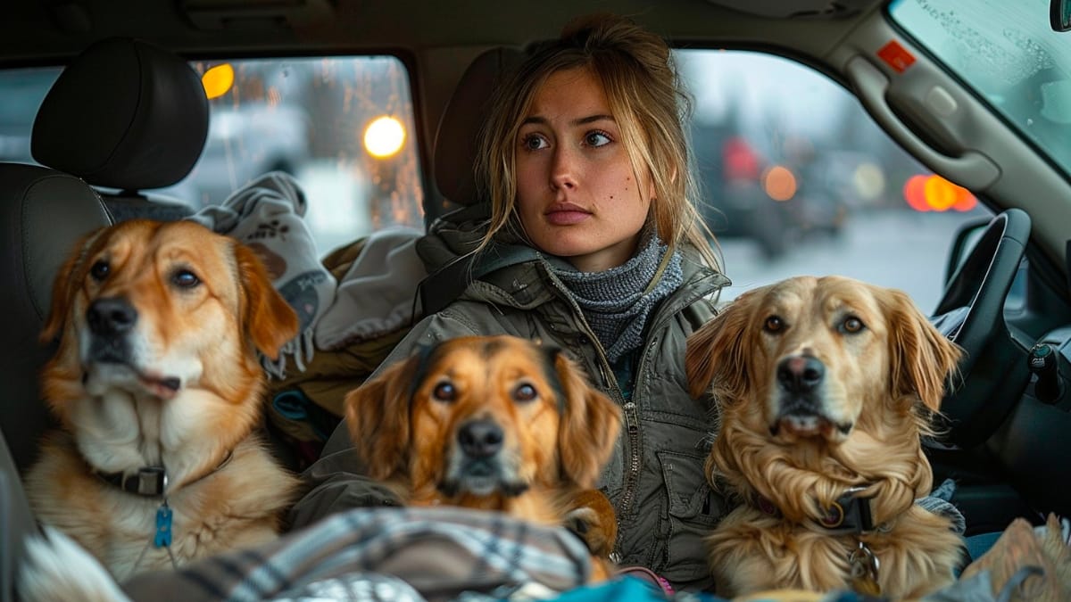 Quello che fa questa povera donna per i suoi cani merita il massimo rispetto!