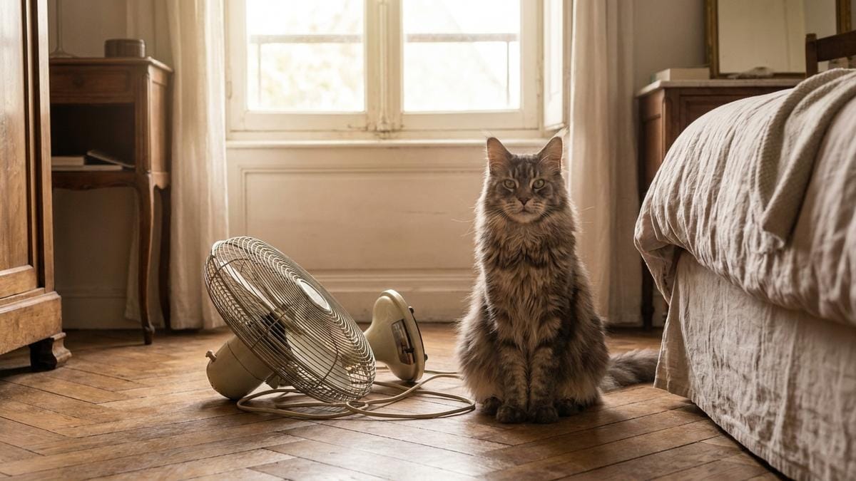 Dimentica l'allarme e viene salvato da tre ladri dal suo gatto Maine Coon