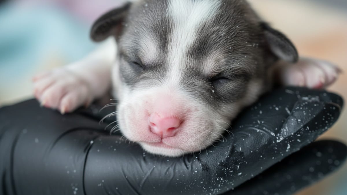 I soccorritori scoprono un cucciolo verde in un fienile: non è uno scherzo