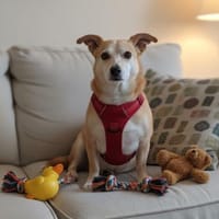 SANDY - schmusige Seniorenhündin, Hündin zur Adoption