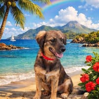 Azzura, femelle X berger née le 04/07/2025, chienne à adopter