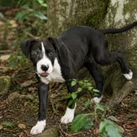 NINO, chiot mâle Croisé Boxer & Labrador, chien à adopter