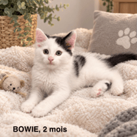 BOWIE, chat à adopter