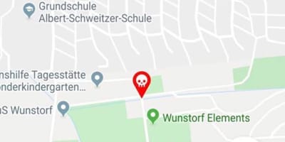 Markierung der Fundstelle