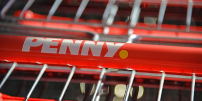 Penny-Markt Einkaufswagen.