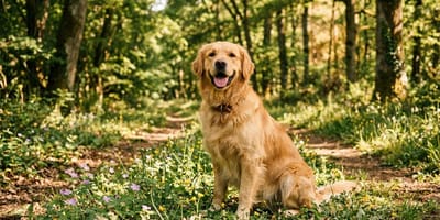 Suczka golden retrievera wbiegła w krzaki. Chwilę później przerażona opiekunka znalazła ją na ziemi
