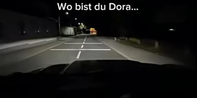 Nächtliche Autofahrt