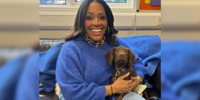 Alison Hammond with dog