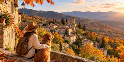 autunno col cane