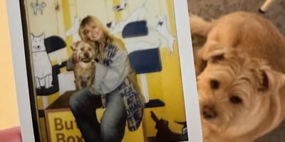 Bridget Maasland en haar hond