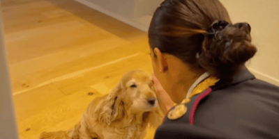 cane e poliziotta
