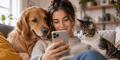 cani e gatti con l'IA
