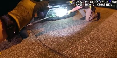 Kadr z nagrania na Facebooku