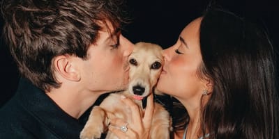 Charles Leclerc vraagt zijn vriendin ten huwelijk met behulp van teckel Leo