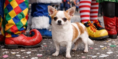 Chihuahua beim Karnevalsumzug