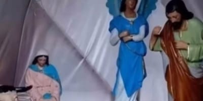 Christmas nativity scene