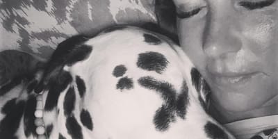 Dana Diekmeier und Hund Diesel