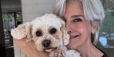 Desiree Nosbusch mit Hund