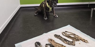 Hond uit Nunspeet eet 6 onderbroeken tegelijk op