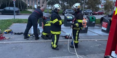 Intervention des pompiers