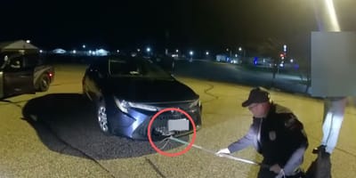 Kadr z nagrania na Facebooku