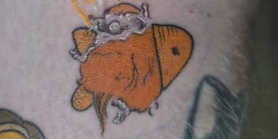 Kyles Tattoo für seinen Kater