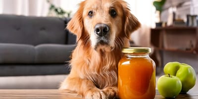 Mag een hond appelmoes eten?