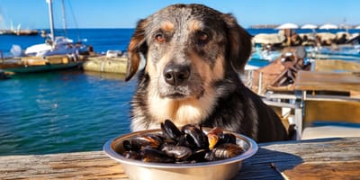 Mag een hond mosselen eten?