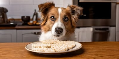 Mag een hond rijstwafel eten?