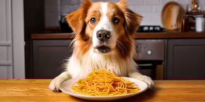 Mag een hond spaghetti eten?