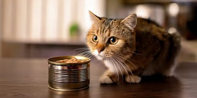 Mag een kat tonijn uit blik eten?