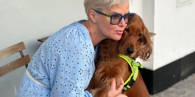 Monika Richardson mit Hund