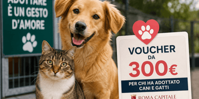 Roma capitale e il vaucher per cani e gatti