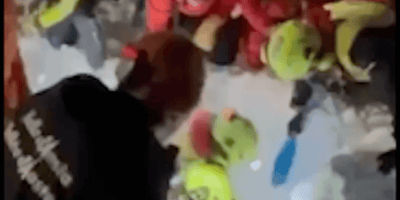 salvataggio sotto la neve