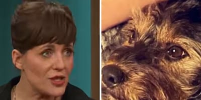 Sarah Kuttner und Hündin Penny