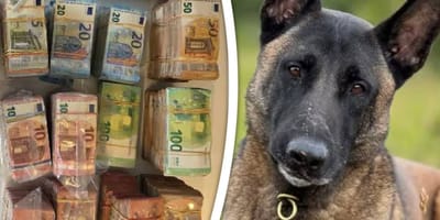 Speurhond Monster vindt 700.000 euro in tas bij man in Barendrecht