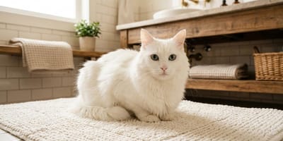 Un chat blanc