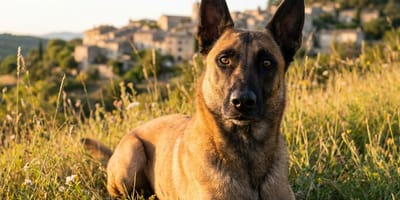 Ein Hund in der Natur