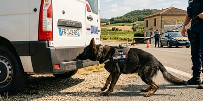 un chien des douanes