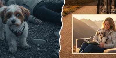 A Maltipoo dog who saved her owner