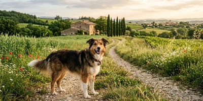 un chien perdu