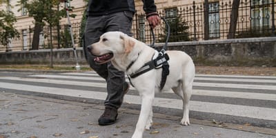 Petarda rzucona w psa asystującego Bumpera w Purmerend (Holandia)