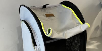 An abandoned backpack