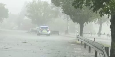 Unwetter in Nürnburg